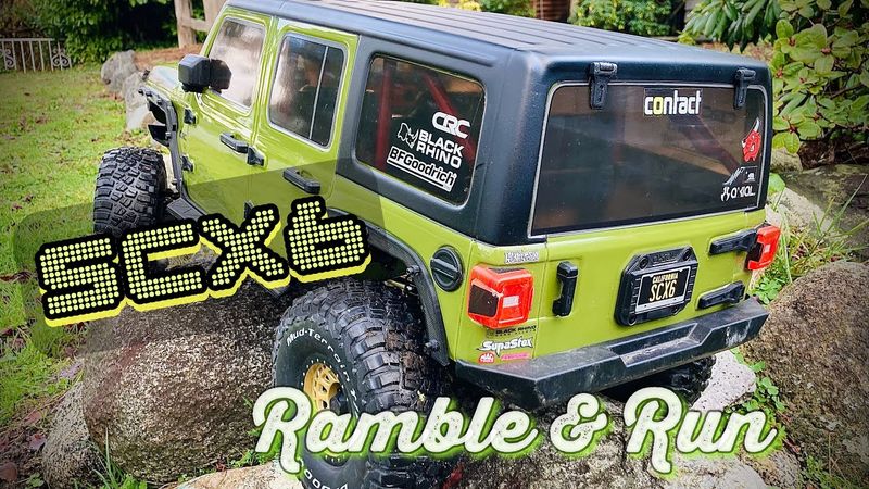 SCX6 - Ramble and Run of the new Axial Rock Crawler