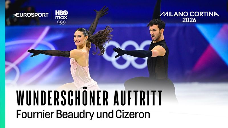 Französisches Paar mit unglaublicher Performance I Olympia 2026 I Eistanz Rhythmustanz
