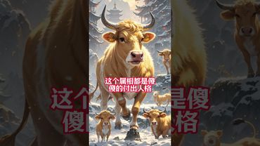生肖牛：總是默默付出，不求回報的傻傻好人！💔 生肖牛願意為愛犧牲一切的人！ #正能量 #易经 #人生感悟 #人生感悟 #生肖命理