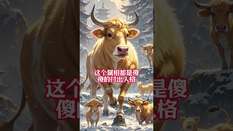 生肖牛:總是默默付出,不求回報的傻傻好人!💔 生肖牛願意為愛犧牲一切的人! #正能量 #易经 #人生感悟 #人生感悟 #生肖命理