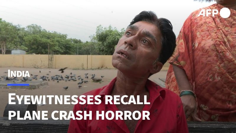 'Bodies fully burnt': Eyewitnesses recall horror at India plane crash site | AFP