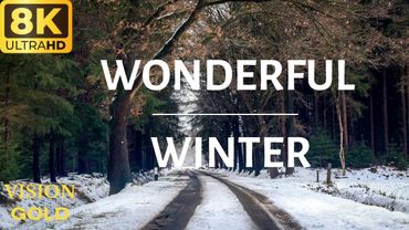 WONDERFUL WINTER- 8K NATURE RELAXING  Film With Inspiring Cinematic  - 12K (60fps) Video Ultra HD
