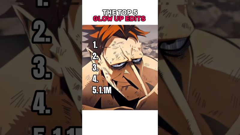 THE TOP 5 GLOW UP EDITS 🔥#glowup #glowupedit #cartoon #doofenshmirtz #edit