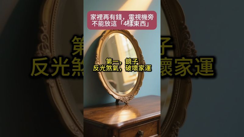 家裡再有錢，電視機旁不能放這「4樣東西」，會慢慢變窮！趕快拿走！#生肖 #財運 #運勢 #屬相 #風水 #命理