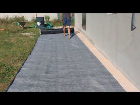 Отмостка в зиму за 2 дня