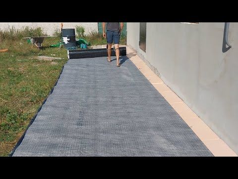 Отмостка в зиму за 2 дня