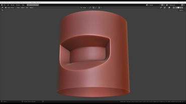 Subd-моделирование, вырез в цилиндре