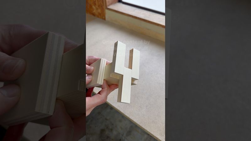 One Jig. Two Cuts. #shorts #woodworking #diy