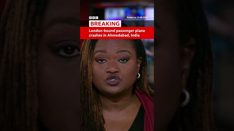 The Air India flight was carrying 244 people. #AirIndia #India #BBCNews