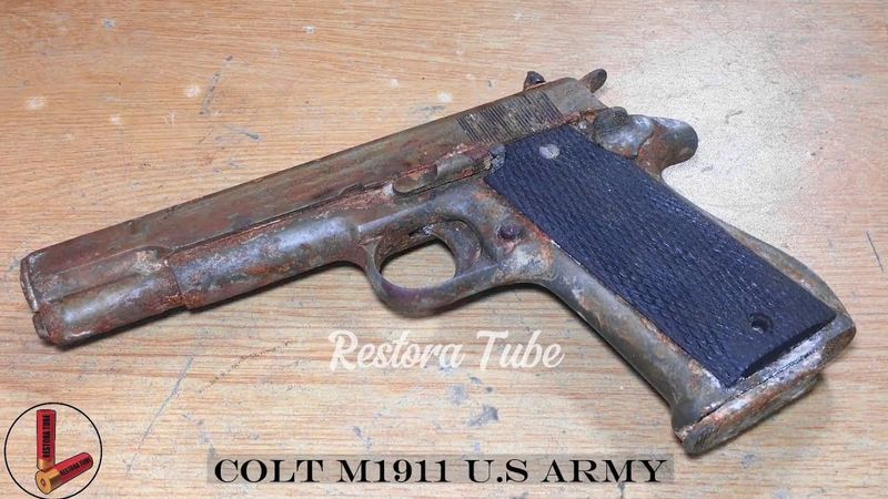 Colt M1911 . 45 Acp Gun Restoration/1911 restoration/Колт М1911. 45 Acp Възстановяване на пистолет