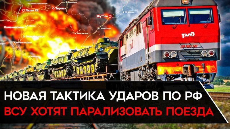 УДАРЫ ПО СЛАБОМУ МЕСТУ АРМИИ РФ. Новая тактика ВСУ. Горят поезда и транспортная инфраструктура
