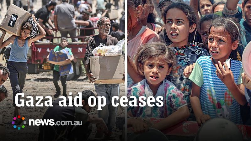 US-backed Gaza aid group halts distribution