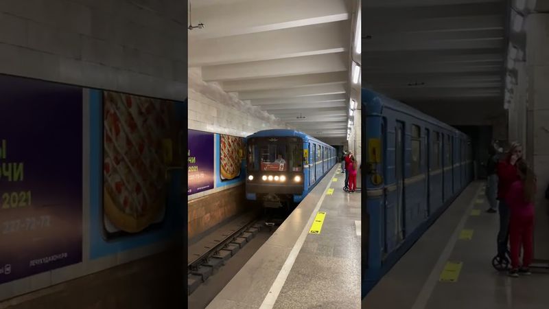 Вагон метро 81-717.5М "Номерной" | Новосибирск, Россия