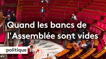Quand les bancs de l'Assemblée nationale sont vides