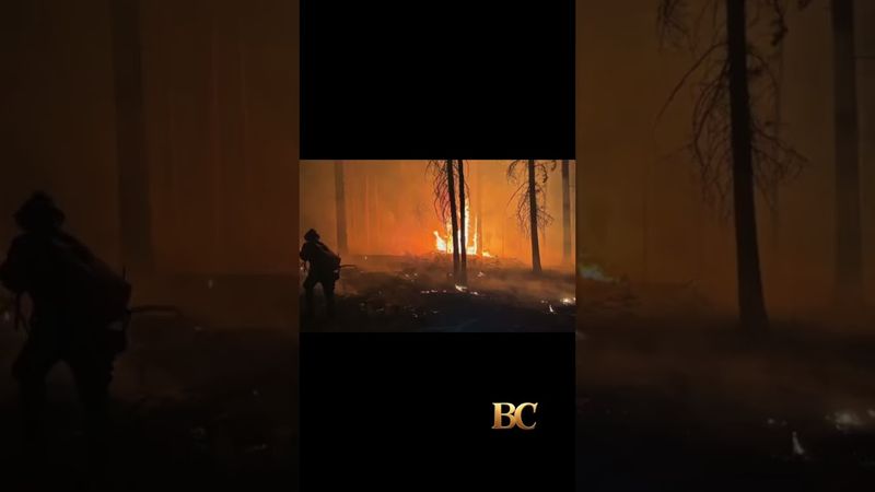 Two wildfires in US west spur ‘fire clouds’ with erratic weather systems