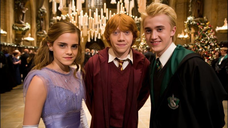 If Harry DID NOT EXIST! The best friends: Hermione, Ron and Draco!