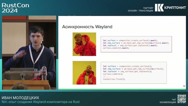 Иван Молодецких. Niri: опыт создания Wayland-композитора на Rust