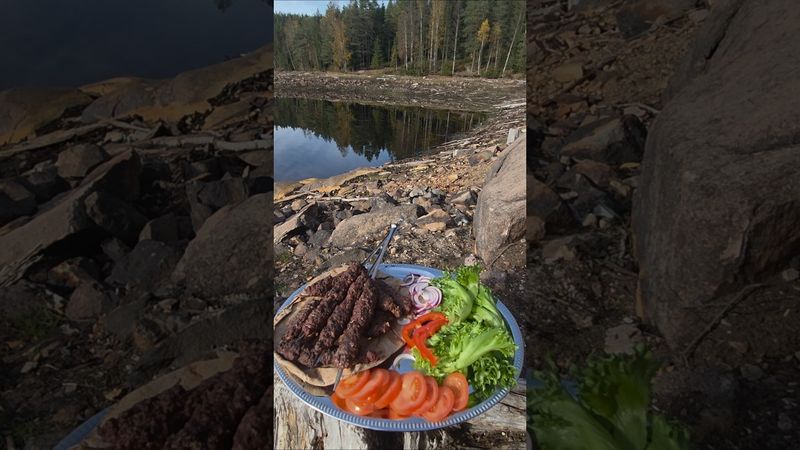 Epic Wild Campfire Feast – Shish Kebabs | Into the Wild