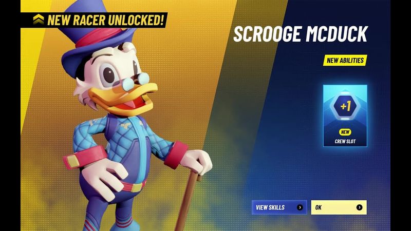 Disney Speedstorm: New Racer Unlocked: Scrooge McDuck