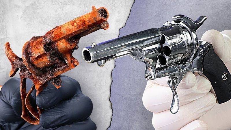 Реставрация старого револьвера | Бульдог