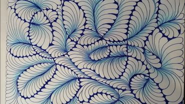 МК "Морозные узоры" Рисуем вместе с удовольствием #медитативноерисование #релакс #meditativedrawing