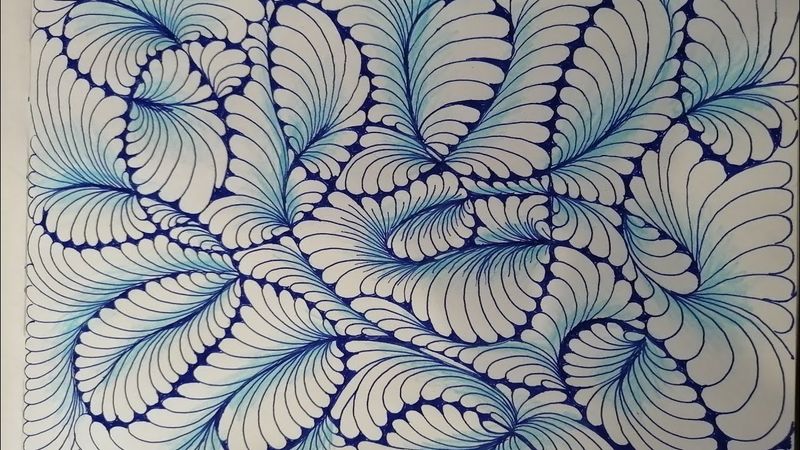 МК "Морозные узоры" Рисуем вместе с удовольствием #медитативноерисование #релакс #meditativedrawing