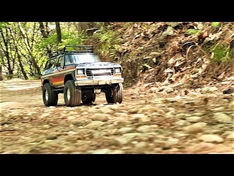 RC Car Traxxas TRX4 Ford Bronco Forest Trail Ride 2