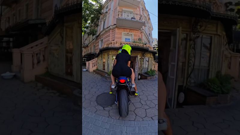 Когда решил прокатить ДАВНЮЮ подругу на мотоцикле..🏍️😅 Часть 2 #motorcycle #motoraido #funny