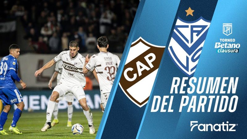 Platense 0 vs. Velez Sarsfield 0 - Resumen del Partido - #TorneoClausura2025