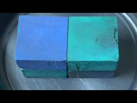 Crispy Blue & Green Dyed Chalk