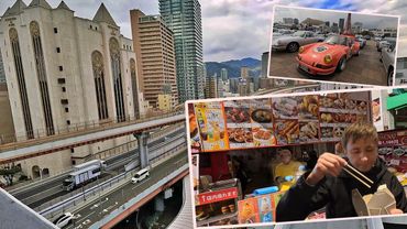 Япония, прогулка в городе Кобэ | Уличная еда