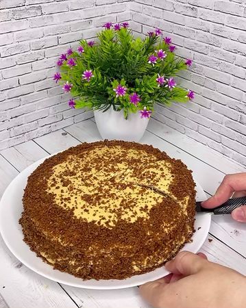 Торт на сковороде 🔥🔥🔥 Лайк, если понравился рецепт ❤️ Ещё больше поша...