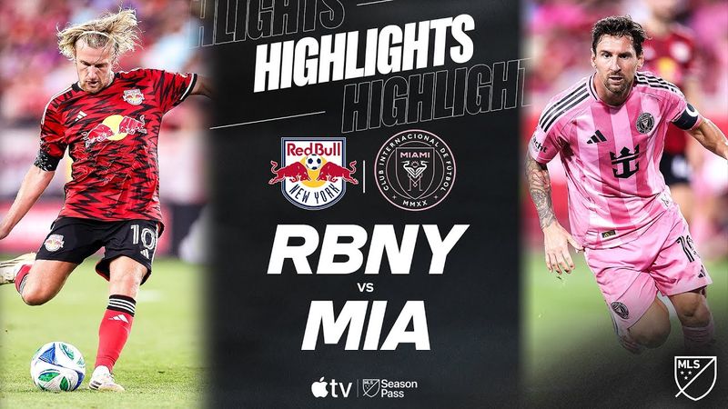 New York Red Bulls vs. Inter Miami CF | Full Match Highlights | Messi TWO Goals!