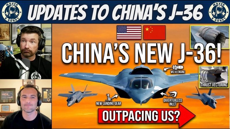 New Updates to China’s J-36 Stealth Jet — Fighter Pilots React