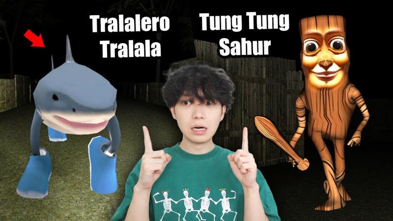 Gua DIKEJAR 2 ANOMALI BRAINROT Paling BERBAHAYA. - Hantu Tung Tung Tung Sahur