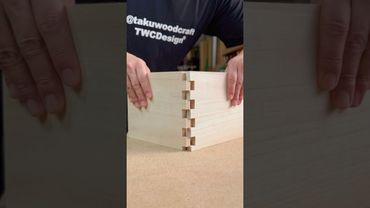 Wide Box Joints Made Easy #shorts #woodworking #diy