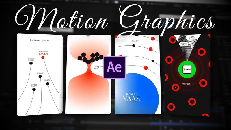 Advanced MOTION GRAPHICS in after effects | Full Workflow