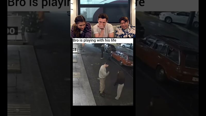 Try to laugh Tom Holland react part 20  #tomholland #funny #trynottolaugh