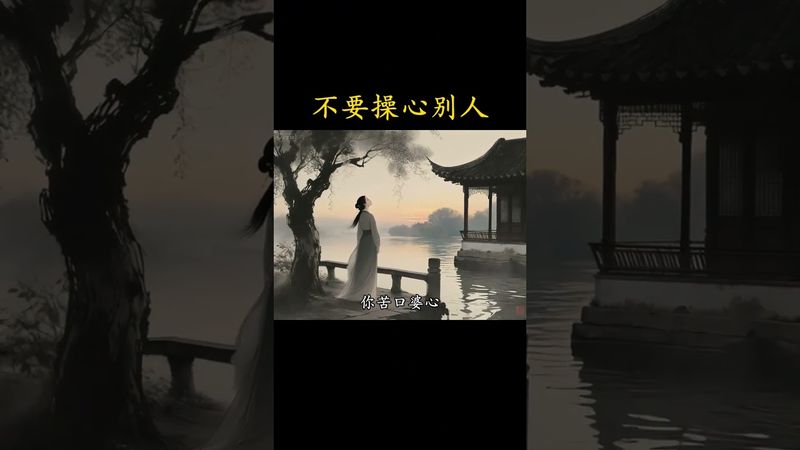 《老祖宗的智慧》放下助人情節,尊重他人命運!別隨便的幫助!不是每個人都會接受並感謝!#人生感悟 #正能量 #人間清醒 #國學養生 #老祖宗的智慧 #養生就是養健康 #人情世故 #人情冷暖