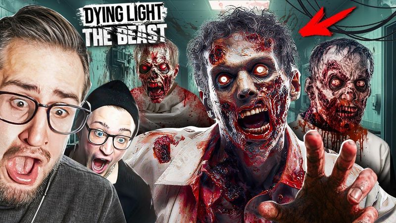 ПРОВЕЛИ НОЧЬ В ПСИХ БОЛЬНИЦЕ С ЗОМБИ! ЭТО САМАЯ СТРАШНАЯ МИССИЯ! КООП DYING LIGHT THE BEAST! #10