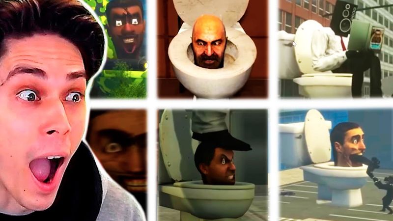 СКИБИДИ ТУАЛЕТ - НОВЫЕ СЕРИИ 28-32 - Skibidi Toilet 28-32 All Seasons (all episodes) react - Реакция