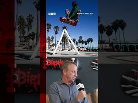 Could Tony Hawk come out of retirement? #TonyHawk #Olympics #BBCNews