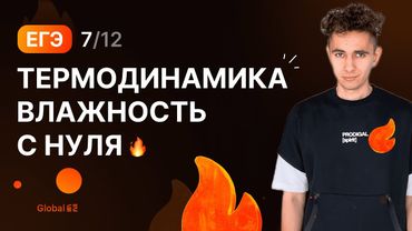 ТЕРМОДИНАМИКА ВЛАЖНОСТЬ С НУЛЯ | Финальный Курс ЕГЭ 2024 | Эмиль Исмаилов - Global_EE