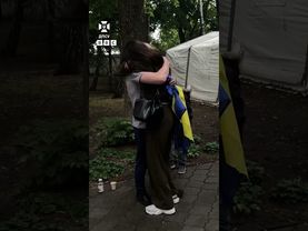 Про те, що чоловіка повернули з російського полону, вона дізналася зі сповіщення в "Дії" #shorts