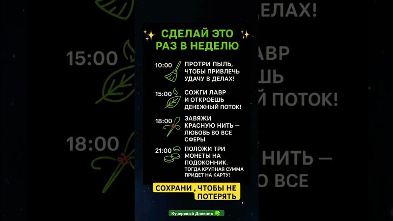 Сделай это раз в неделю! #life #shortvideo