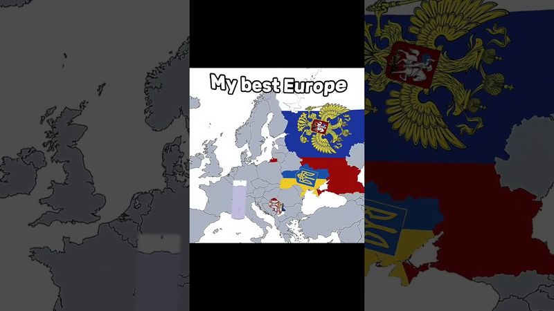 My best Europe #russia #countryballs #edit #ukraine #map #europe
