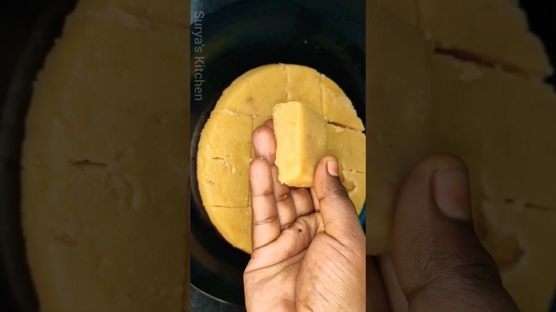 பொட்டுக்கடலை கூட பால் சேர்த்து இந்த மாதிரி செஞ்சு|fried gram burfi|soft sweet recipe|burfi|#shorts