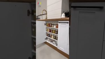 Kitchen Storage Ideas: Maximizing Every Corner for a Clutter-Free Space #shorts #kitchendesign