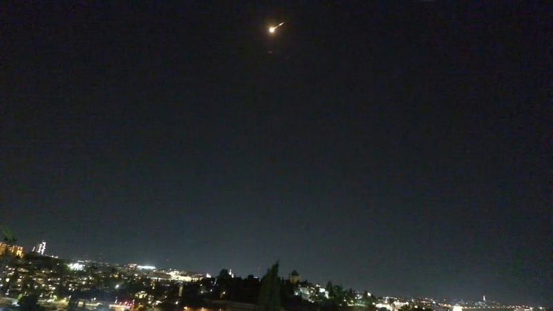 Israeli air defence intercepts missiles launched from Iran over Jerusalem | AFP