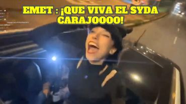 EMETSUKI HACIENDO CHOW EN EL CARRO DE DAARICK